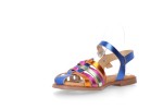 8030 Azul Multi · Sandalia plana