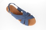 80104 Azul · Sandalia plana